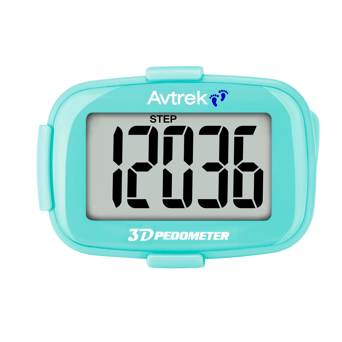 AVTREK 3D Step Counter Clip On with LED Backlight Pocket Pedometer for Walking Outdoor Activities Fitness Tracker Without Smartphone | No Smartphone No App Pocket Step Counter for Seniors, Men, Women & Teens,Outdoor Walking Fitness Tracker-2204
