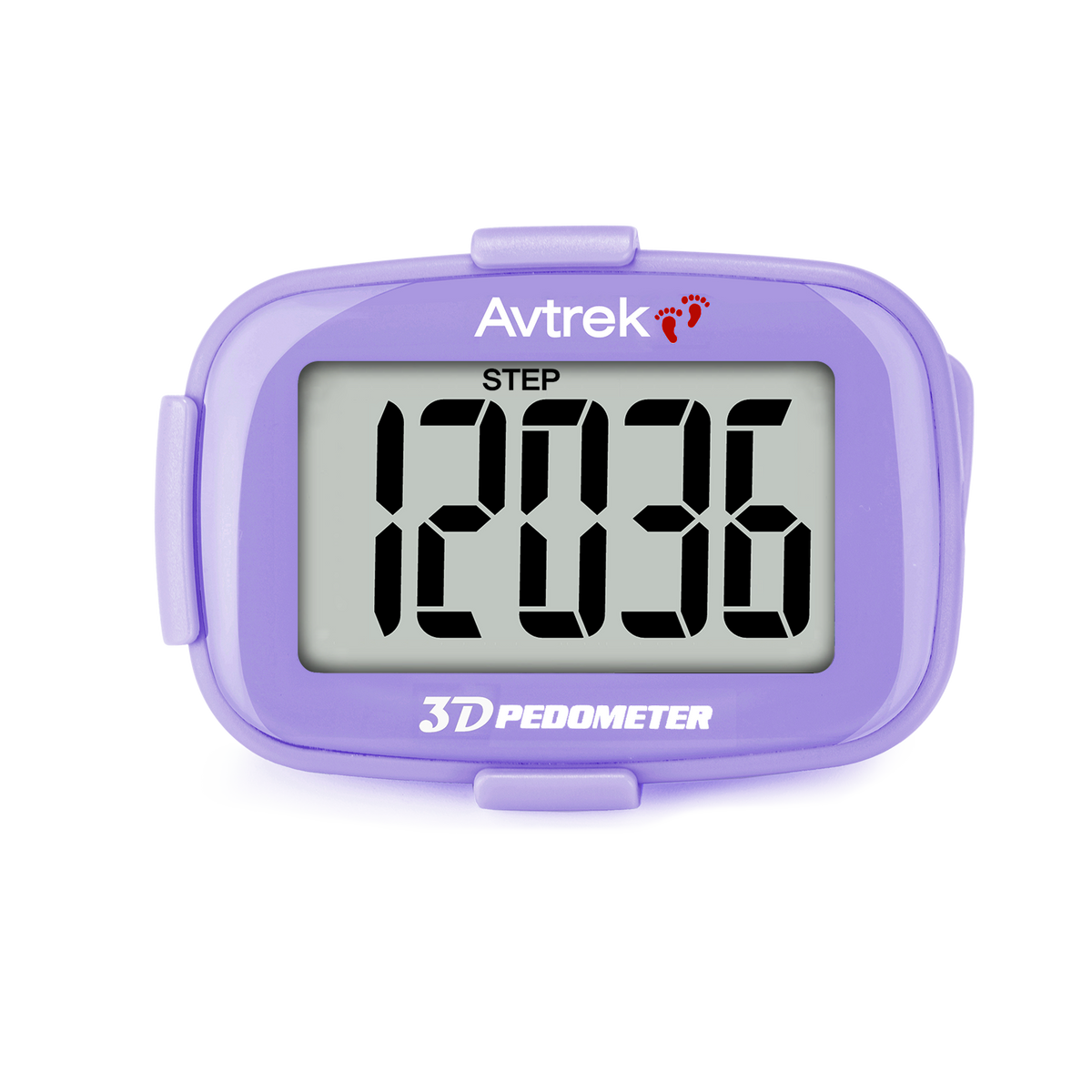 AVTREK 3D Step Counter Clip On with LED Backlight Pocket Pedometer for Walking Outdoor Activities Fitness Tracker Without Smartphone | No Smartphone No App Pocket Step Counter for Seniors, Men, Women & Teens,Outdoor Walking Fitness Tracker-2204