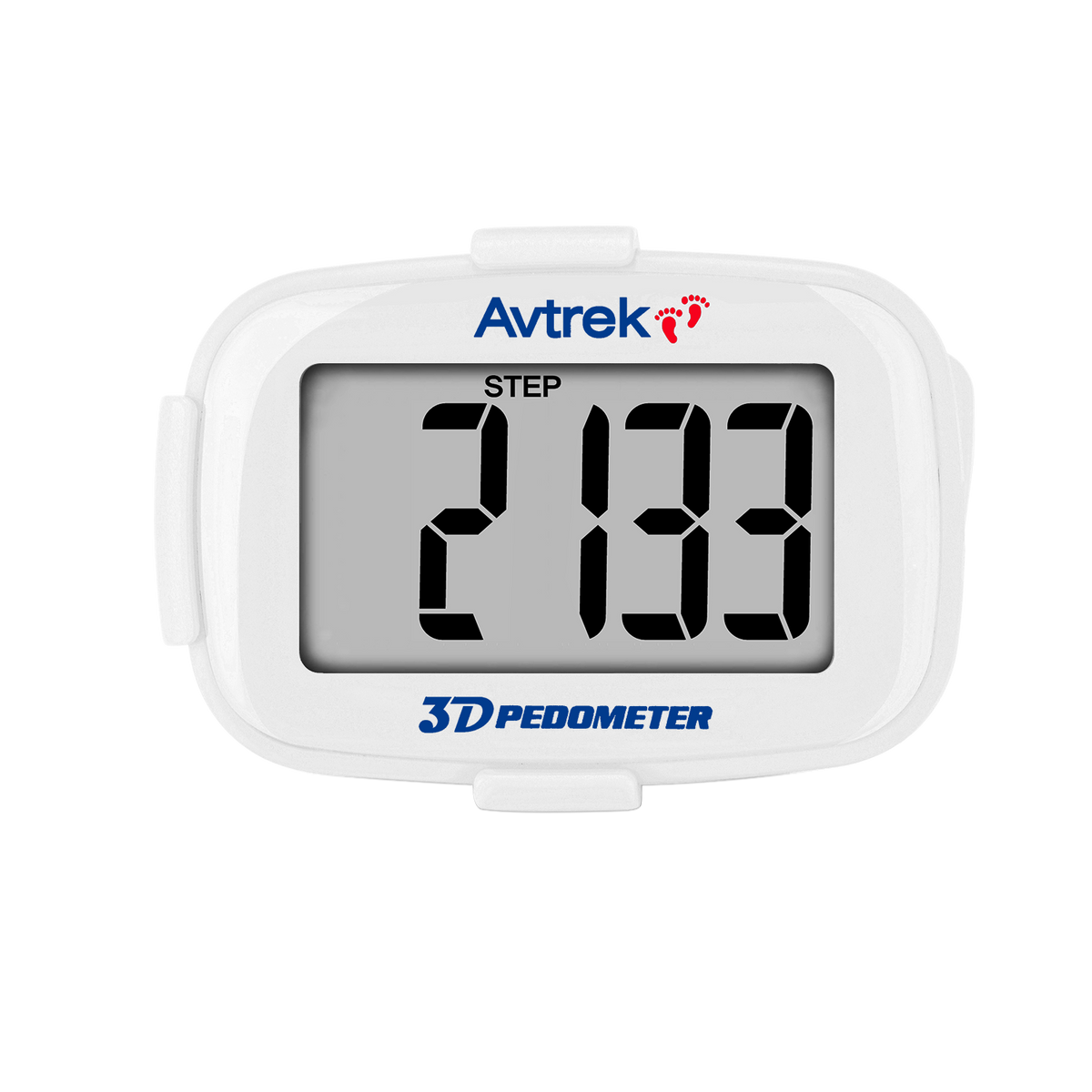 AVTREK 3D Step Counter Clip On with LED Backlight Pocket Pedometer for Walking Outdoor Activities Fitness Tracker Without Smartphone | No Smartphone No App Pocket Step Counter for Seniors, Men, Women & Teens,Outdoor Walking Fitness Tracker-2204